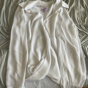Michael kors white blouse